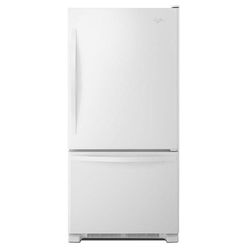 Whirlpool *Whirlpool WRB322DMBW  22.07-cu ft Bottom-Freezer Refrigerator with Ice Maker (White) ENERGY STAR