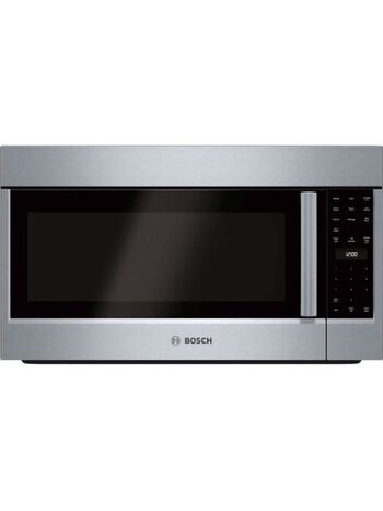 Bosch *HMV5053U  500 Series 2.1-cu ft 1100-Watt Over-the-Range Microwave with Sensor Cooking (Stainless Steel)