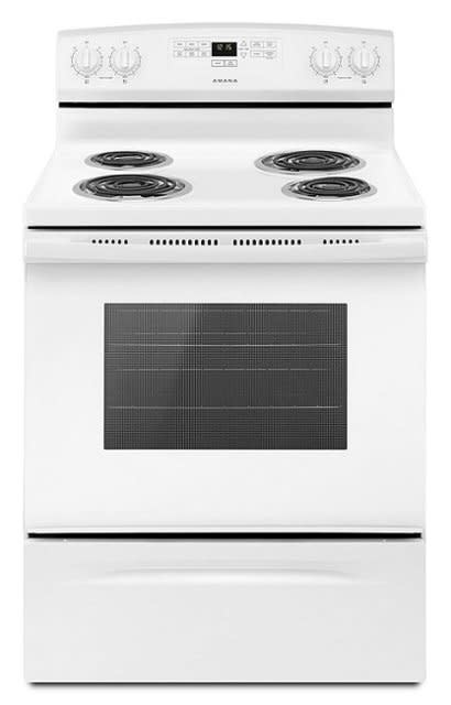 Amana *ACR4303MFW  4.8 cu. ft. Freestanding Electric Range in White