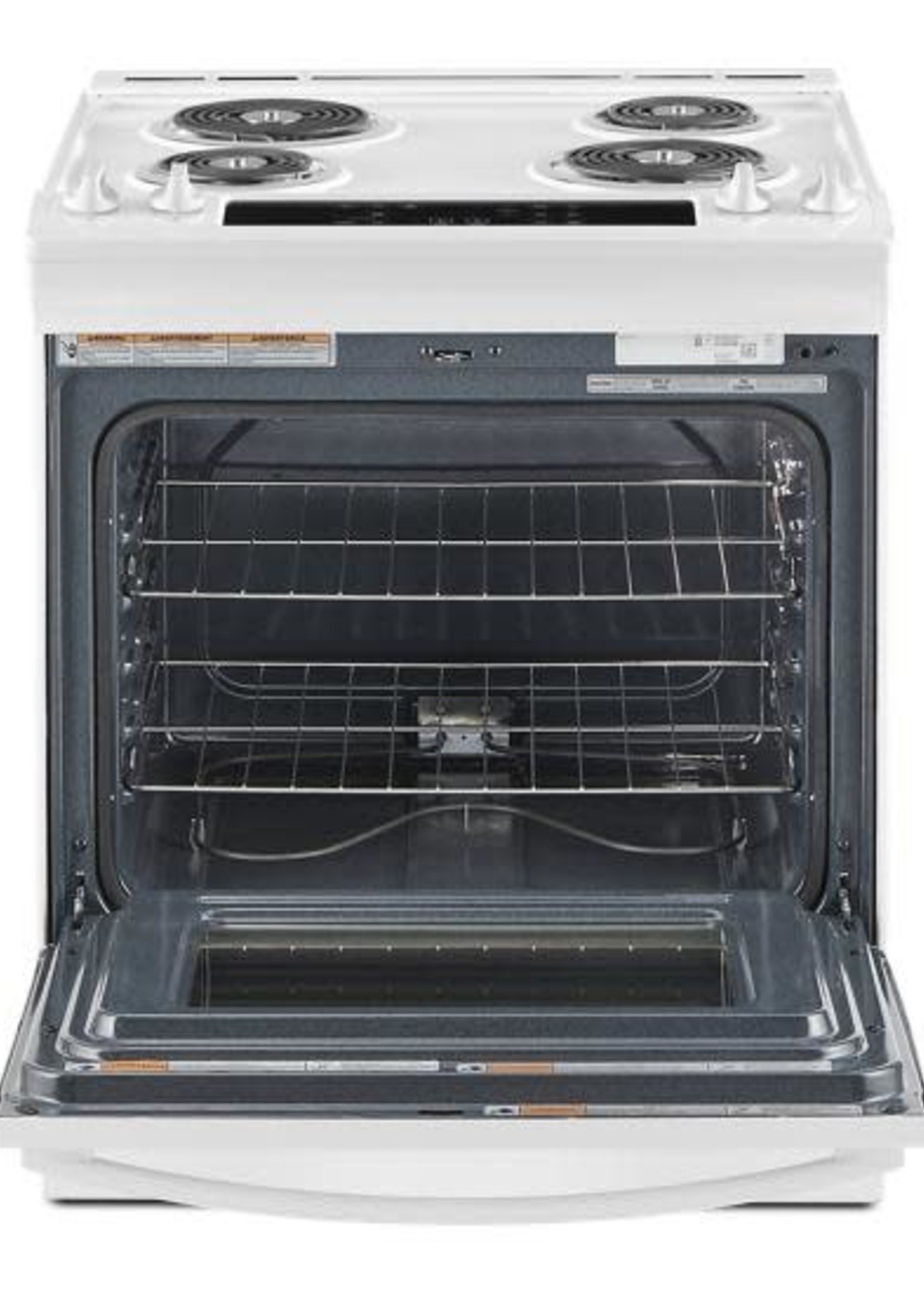 *Whirlpool  WEC310S0LW  4.8-cu ft Slide-In Electric Range with Frozen Bake Technology - White