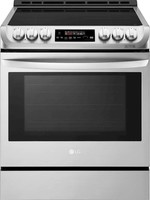 LG LSE4616ST 6.3 cu. ft. Smart Slide-In Electric Range with ProBake Convection, Induction & Self-Clean in Stainless Steel