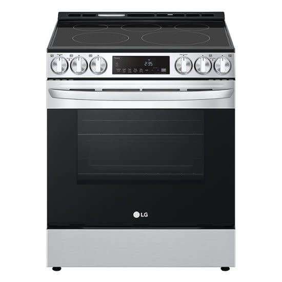 LG *LG  LSEL6333F   6.3 cu ft Electric Slide In Range with Air Fry and Smart Wi-Fi Enabled - Stainless steel