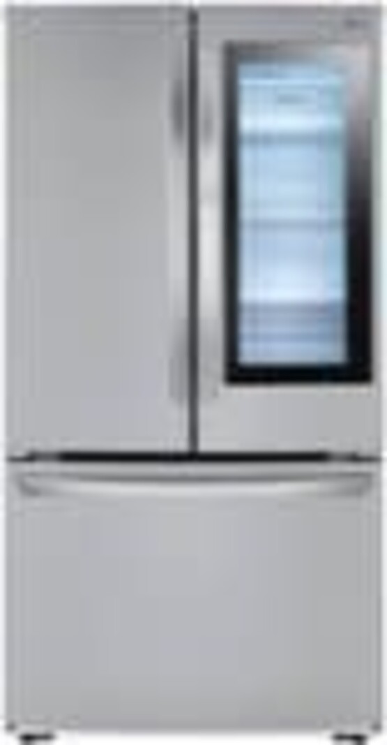 LG LG LFCS27596S  27 Cu. Ft. InstaView French Door-in-Door Refrigerator with Ice Maker - PrintProof Stainless Steel
