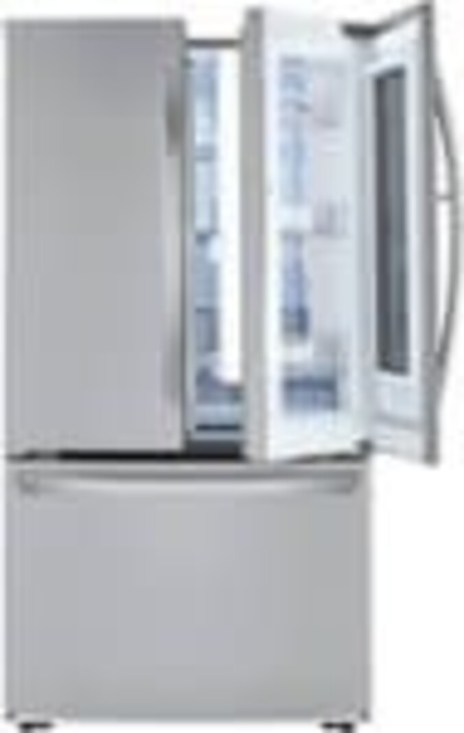 LG LG LFCS27596S  27 Cu. Ft. InstaView French Door-in-Door Refrigerator with Ice Maker - PrintProof Stainless Steel