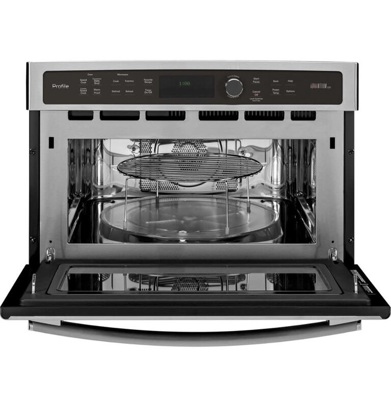 GE *GE   PSB9100SFSS  Advantium 27" Built-In Single Electric Wall Microwave Oven - Stainless steel