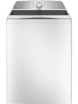 GE *PTW600BSRWS Profile - 5.0 Cu Ft High Efficiency Smart Top Load Washer with Smarter Wash Technology, Easier Reach & Microban Technology - White