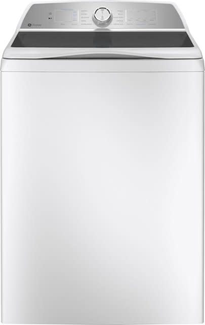 GE *PTW600BSRWS Profile - 5.0 Cu Ft High Efficiency Smart Top Load Washer with Smarter Wash Technology, Easier Reach & Microban Technology - White