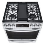 LG **LG  LSGL6337F  6.3 Cu Ft Slide-In Gas Range with Air Fry, Air Sous-Vide, ProBake Convection, and Smart WiFi - Stainless steel