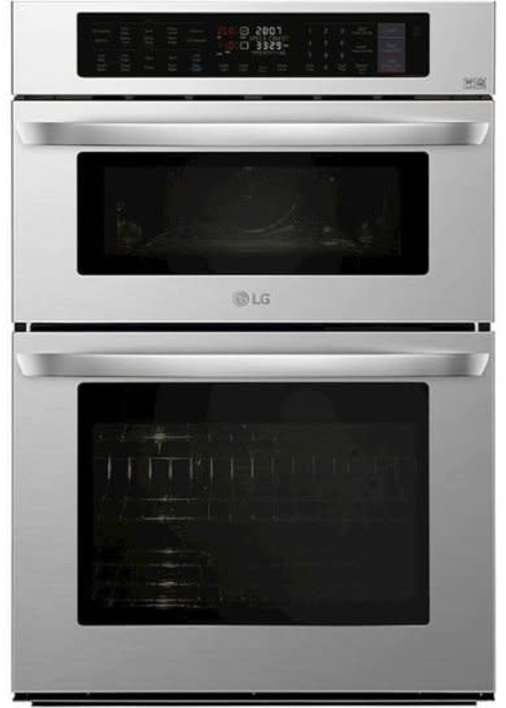 LG *LG  LWC3063ST  30-in Self-Cleaning Convection Microwave Wall Oven Combo (Stainless Steel)