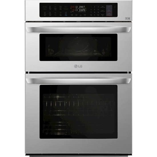 LG *LG  LWC3063ST  30-in Self-Cleaning Convection Microwave Wall Oven Combo (Stainless Steel)