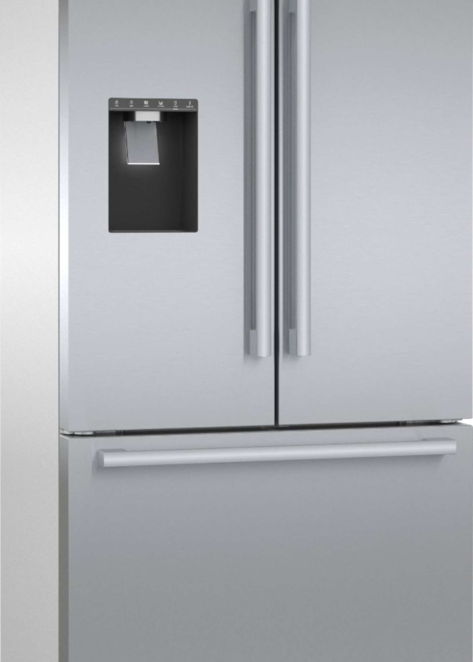 *Bosch B36CD50SNS  - 500 Series 21 Cu. Ft. French Door Counter-Depth Smart Refrigerator with External Water and Ice Maker - Stainless steel