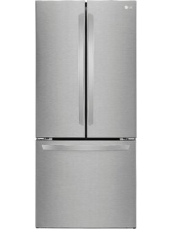 LG *LFCS22520S  21.8-cu ft French Door Refrigerator with Ice Maker (Stainless Steel)