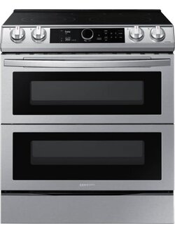 Samsung **Samsung  NE63T8751SS  (NIB) 6.3 cu. ft. Flex Duo Slide-In Electric Range with Smart Dial and Air Fry in Fingerprint Resistant Stainless Steel