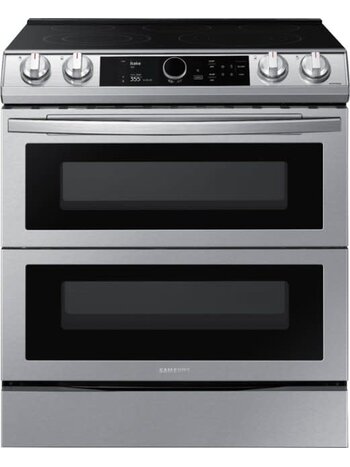 Samsung **Samsung  NE63T8751SS  (NIB) 6.3 cu. ft. Flex Duo Slide-In Electric Range with Smart Dial and Air Fry in Fingerprint Resistant Stainless Steel