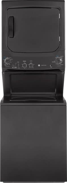 GE *GUD27ESPMDG  3.8 Cu. Ft. Top Load Washer and 5.9 Cu. Ft. Electric Dryer Laundry Center - Diamond gray