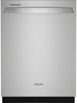 Whirlpool *WDT750SAKZ  47-Decibel Top Control 24-in Built-In Dishwasher (Fingerprint Resistant Metallic Steel) ENERGY STAR