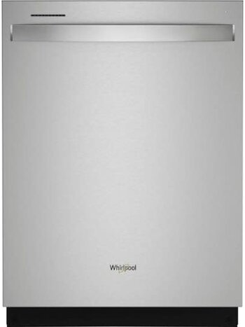 Whirlpool *Whirlpool WDT750SAKZ  47-Decibel Top Control 24-in Built-In Dishwasher (Fingerprint Resistant Metallic Steel) ENERGY STAR