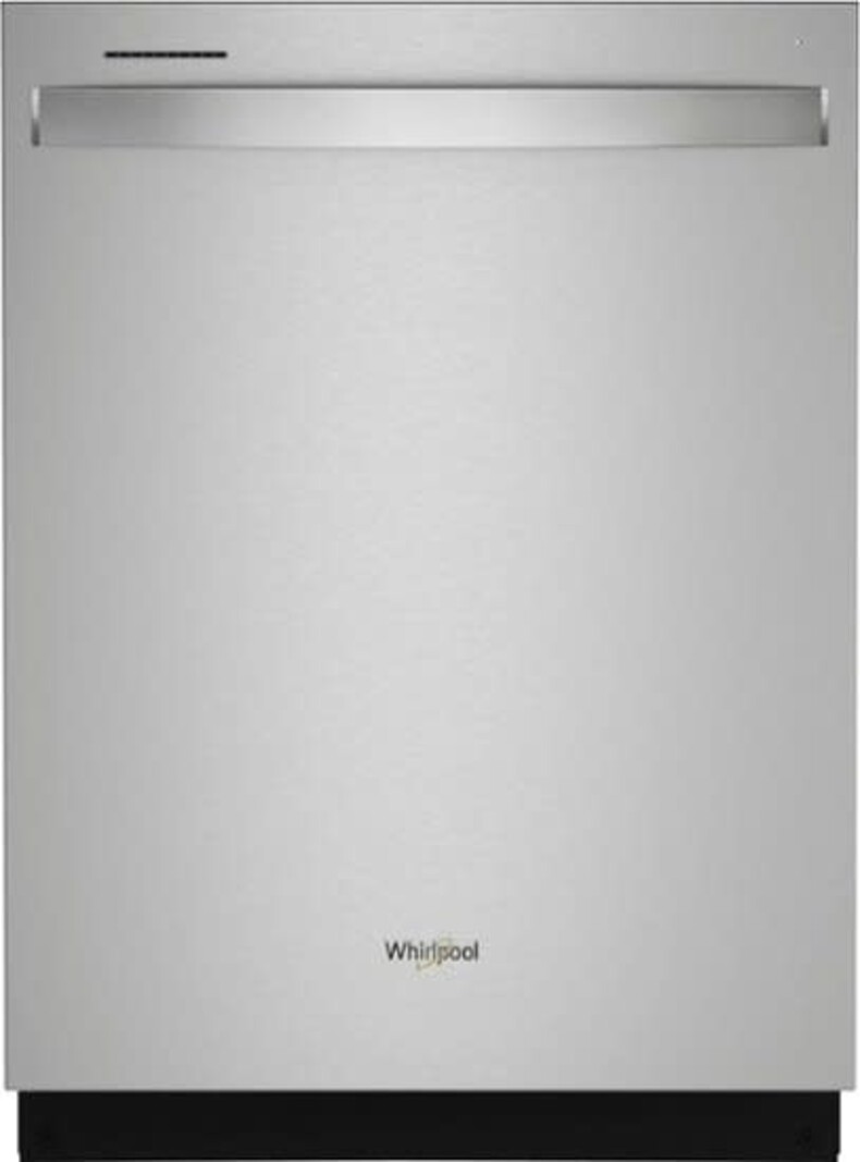 Whirlpool *WDT750SAKZ  47-Decibel Top Control 24-in Built-In Dishwasher (Fingerprint Resistant Metallic Steel) ENERGY STAR