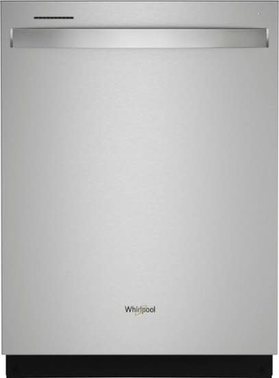 Whirlpool *WDT750SAKZ  47-Decibel Top Control 24-in Built-In Dishwasher (Fingerprint Resistant Metallic Steel) ENERGY STAR
