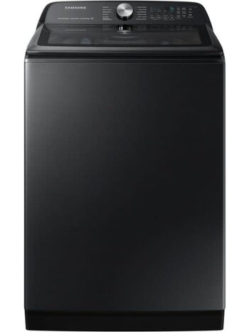 Samsung Samsung  WA52A5500AV  5.2 cu. ft. Large Capacity Smart Top Load Washer with Super Speed Wash - Brushed black