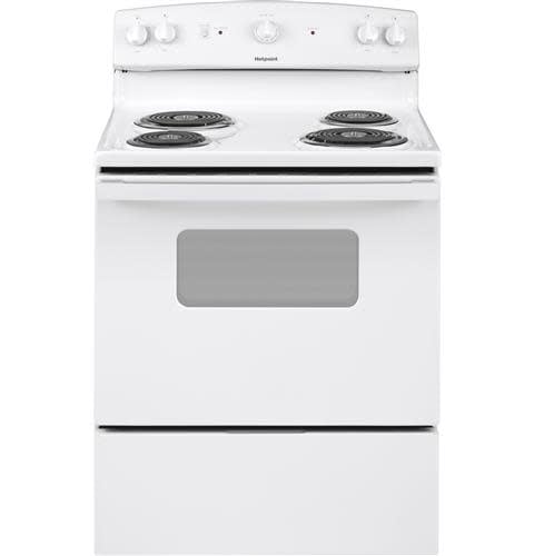 Hotpoint *RBS330DRWW  30-in 4 Elements 5-cu ft Freestanding Electric Range (White)