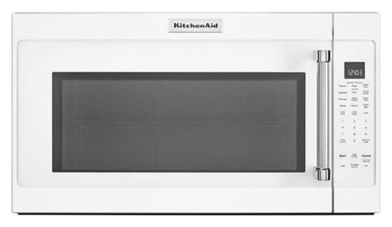 Kitchenaid *Kitchenaid  KMHS120EWH 2-cu ft 1000-Watt Over-the-Range Microwave with Sensor Cooking (White)