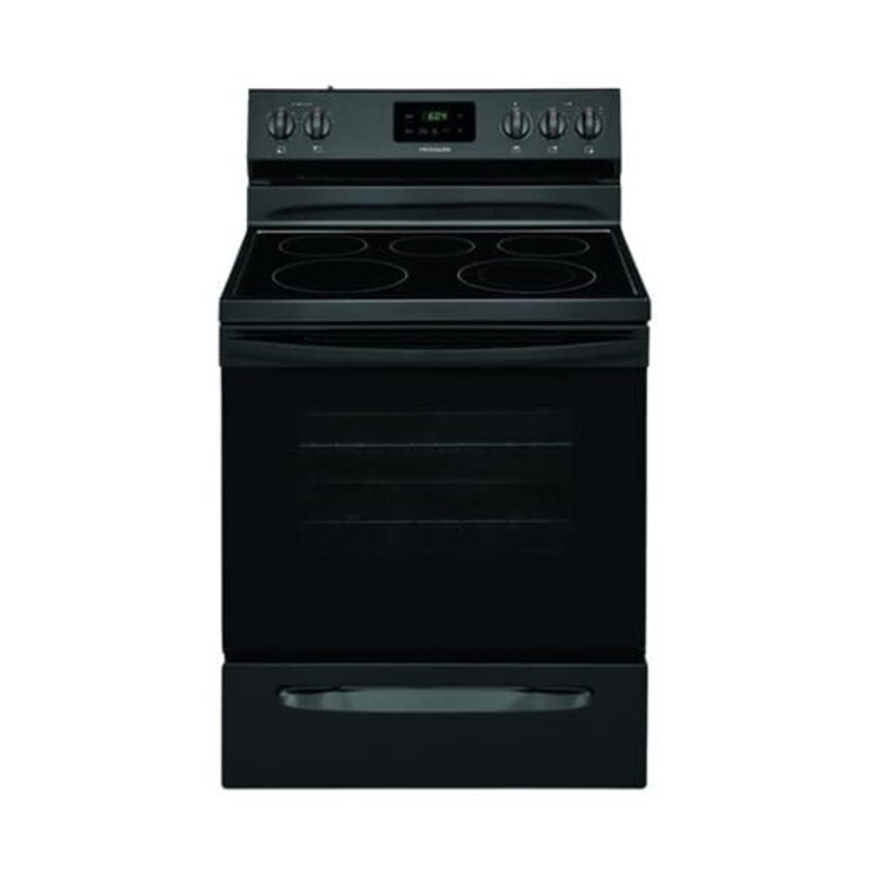 Frigidaire *Frigidaire   FCRE3052AB  30-in Smooth Surface 5 Elements 5.3-cu ft Freestanding Electric Range (Black)