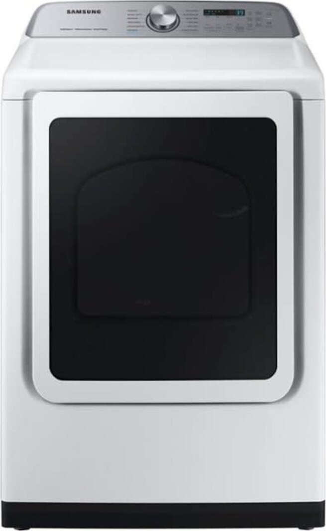 Samsung *DVE52A5500W  7.4 cu. ft. Smart Electric Dryer with Steam Sanitize+ - White