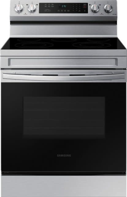 Samsung *NE63A6311SS   6.3 cu. ft. Smart Freestanding Electric Range with Rapid Boil and Self Clean in Stainless Steel