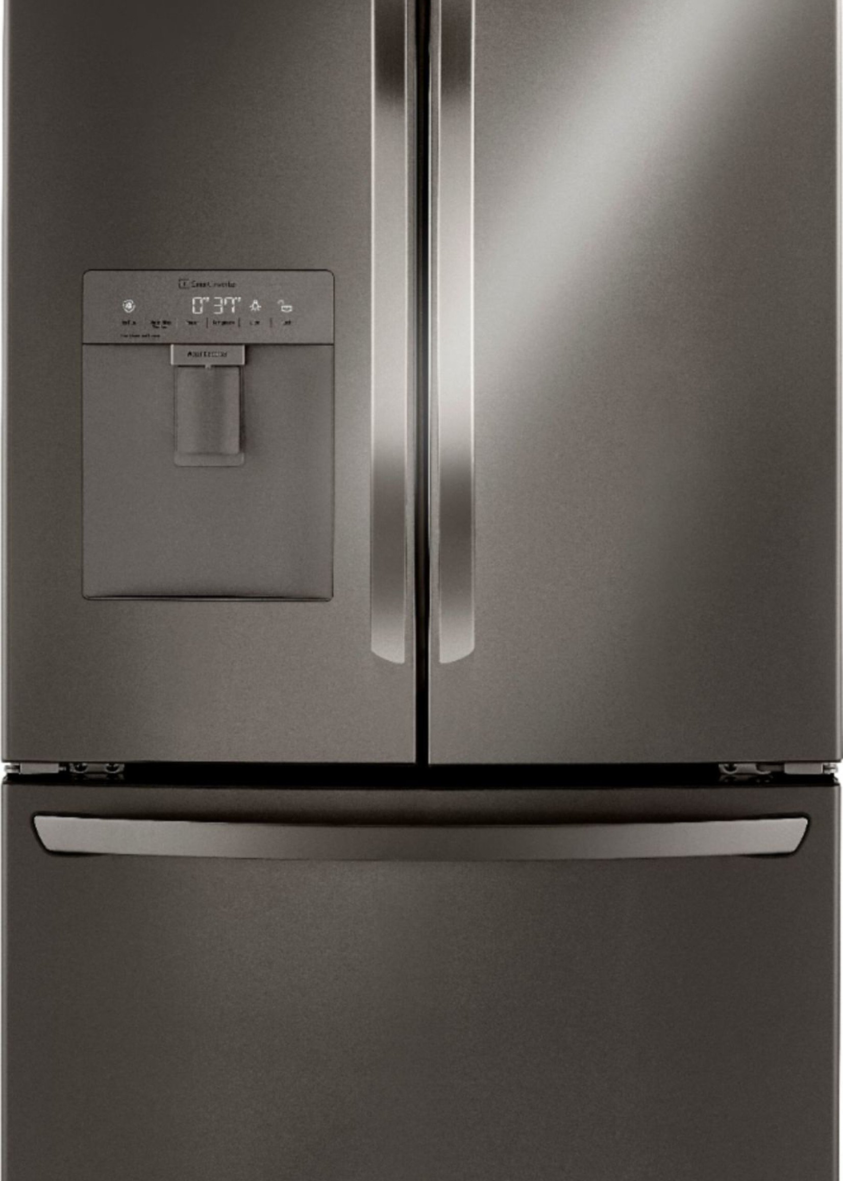 LG *LG  LRFWS2906D  29-cu ft French Door Refrigerator with Ice Maker (BLACK STAINLESS) ENERGY STAR