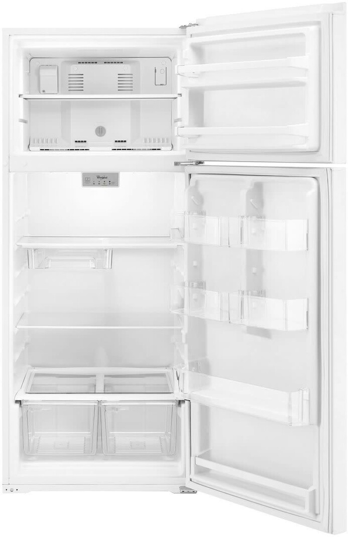 Whirlpool *WRT518ZFW 17.6 cu. ft. Top Freezer Refrigerator in White