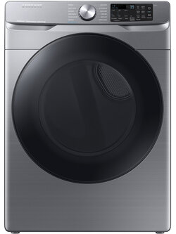 Samsung *DVE45B6300P 7.5 cu. ft. Smart Stackable Vented Electric Dryer with Steam Sanitize+ in Platinum