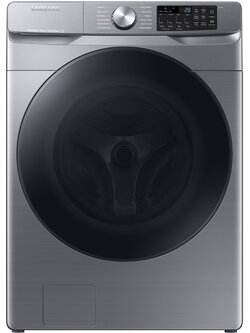 Samsung *WF45B6300AP  4.5-cu ft High Efficiency Stackable Steam Cycle Smart Front-Load Washer ( Platinum ) ENERGY STAR