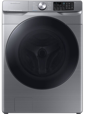 Samsung *WF45B6300AP  4.5-cu ft High Efficiency Stackable Steam Cycle Smart Front-Load Washer ( Platinum ) ENERGY STAR