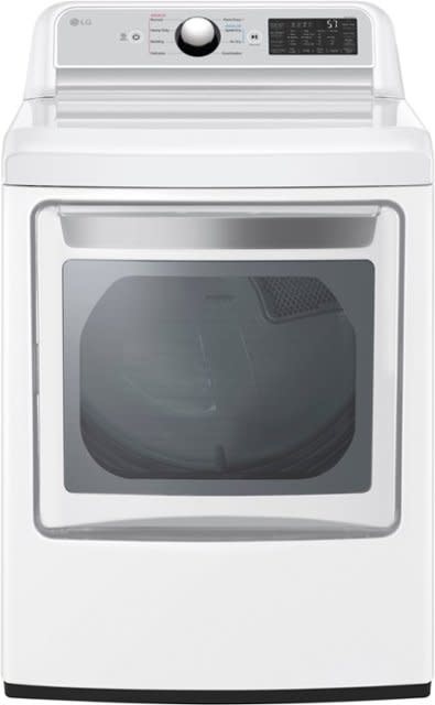 LG *LG  DLE7400WE 7.3 Cu. Ft. Smart Electric Dryer with EasyLoad Door - White