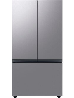 Samsung *RF30BB6600QL  Bespoke 30 cu. ft. 3-Door French Door Smart Refrigerator with Beverage Center in Stainless Steel, Standard Depth