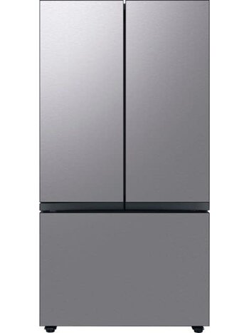 Samsung *RF30BB6600QL  Bespoke 30 cu. ft. 3-Door French Door Smart Refrigerator with Beverage Center in Stainless Steel, Standard Depth