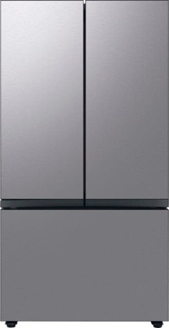 Samsung *RF30BB6600QL  Bespoke 30 cu. ft. 3-Door French Door Smart Refrigerator with Beverage Center in Stainless Steel, Standard Depth