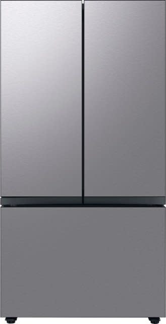 Samsung *RF30BB6600QL  Bespoke 30 cu. ft. 3-Door French Door Smart Refrigerator with Beverage Center in Stainless Steel, Standard Depth