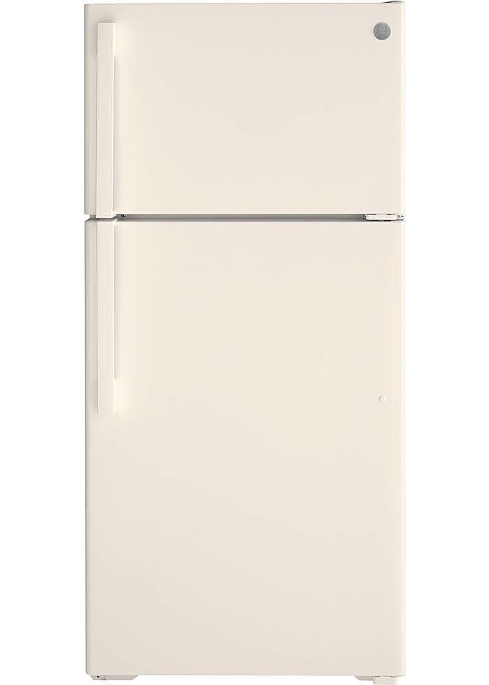 * GE GTE16DTNRCC  15.6 cu. ft. Top Freezer Refrigerator in Bisque, ENERGY STAR
