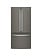 GE *GWE19JMLES 33 in. W 18.6 cu. ft. French Door Refrigerator in Slate, Counter Depth, Fingerprint Resistant ENERGY STAR