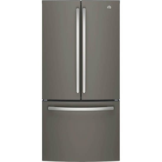 GE GWE19JMLES 33 in. W 18.6 cu. ft. French Door Refrigerator in Slate, Counter  Depth, Fingerprint Resistant ENERGY STAR - Fanning's Appliances