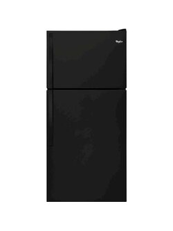 Whirlpool *Whirlpool  WRT318FMDB  18.2 Cu. Ft. Top-Freezer Refrigerator - Black