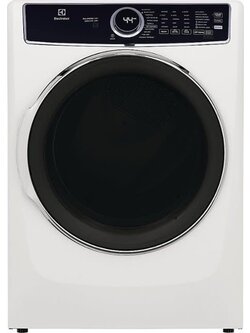 Electrolux *ELFE7637AW  8-cu ft Stackable Steam Cycle Electric Dryer (White) ENERGY STAR