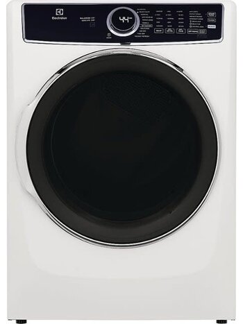 Electrolux *ELFE7637AW  8-cu ft Stackable Steam Cycle Electric Dryer (White) ENERGY STAR
