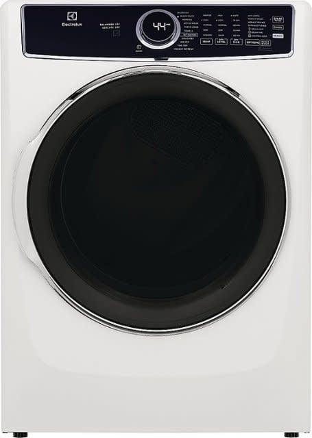 Electrolux *Electrolux ELFE7637AW  8-cu ft Stackable Steam Cycle Electric Dryer (White) ENERGY STAR