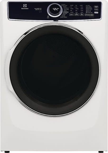 Electrolux *ELFE7637AW  8-cu ft Stackable Steam Cycle Electric Dryer (White) ENERGY STAR