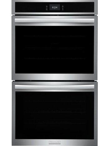 Frigidaire *GCWD3067AF   Gallery 30-in Self-cleaning Air Fry Air Sous Vide Single-fan European Element Double Electric Wall Oven (Smudge-proof Stainless Steel)