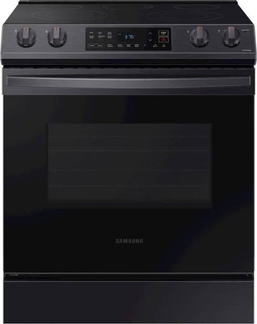 LG LSEL6333D 30 Inch Electric Slide-In Smart Range with 5 Elements, 6.3 cu  ft. Convection Oven, UltraHeat™ Element, Storage Drawer, Air Fry, and  EasyClean®+Self Clean: PrintProof™ Black Stainless Steel