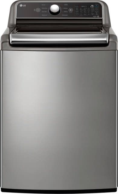 LG *WT7400CV 5.5 Cu. Ft. Smart Top Load Washer with TurboWash3D - Graphite steel